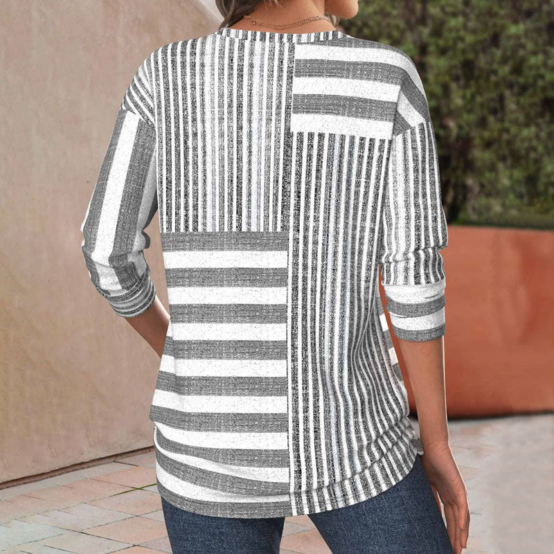 Jacky™|Gestreepte blouse