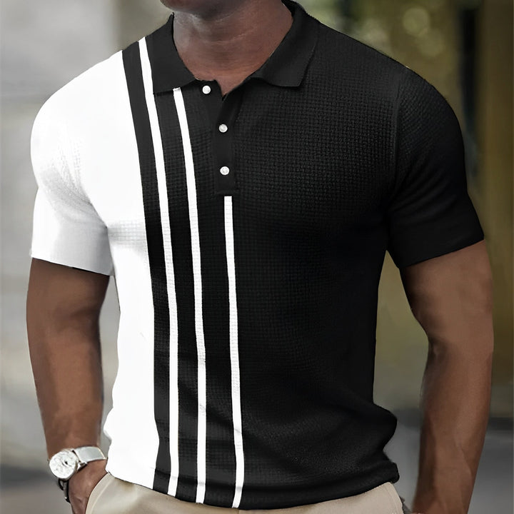 Rick™|Heren Poloshirt met Stijlvolle Strepen