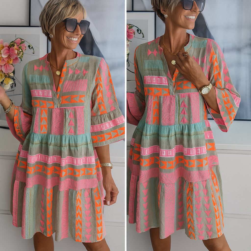 Stasy™|Geborduurde Zomerjurk Mini
