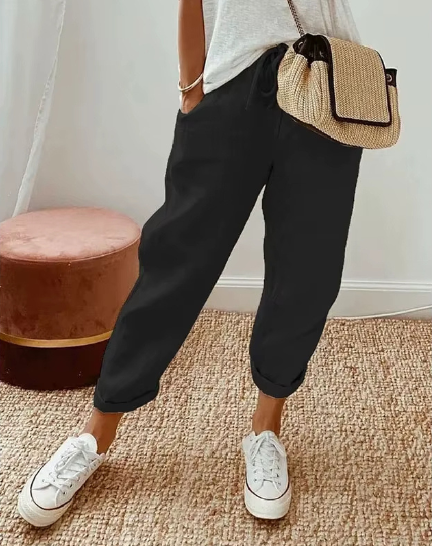 Elin™|Linnen broek