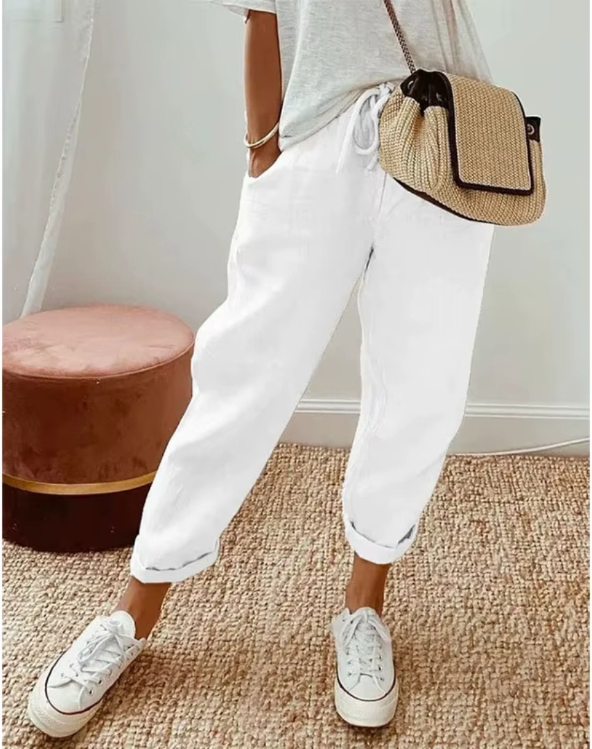 Elin™|Linnen broek